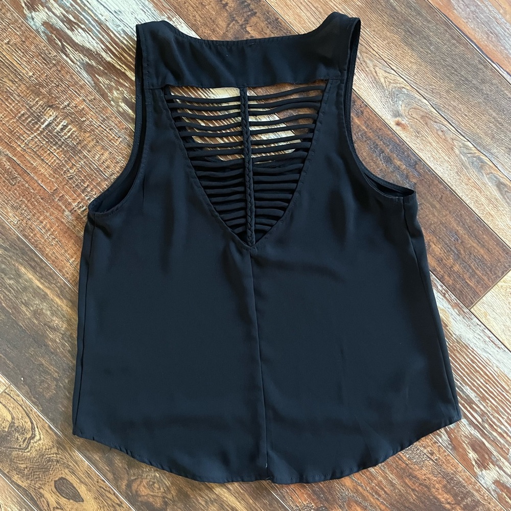 Black High/Low Tank